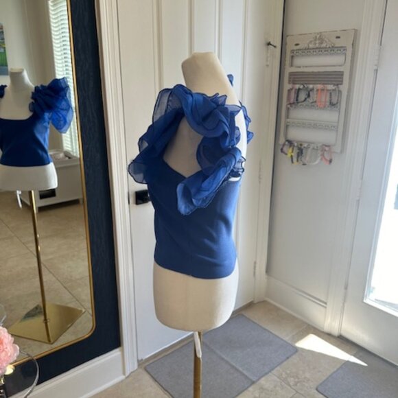 Ruffle Sleeve Blouse - Picture 2 of 3